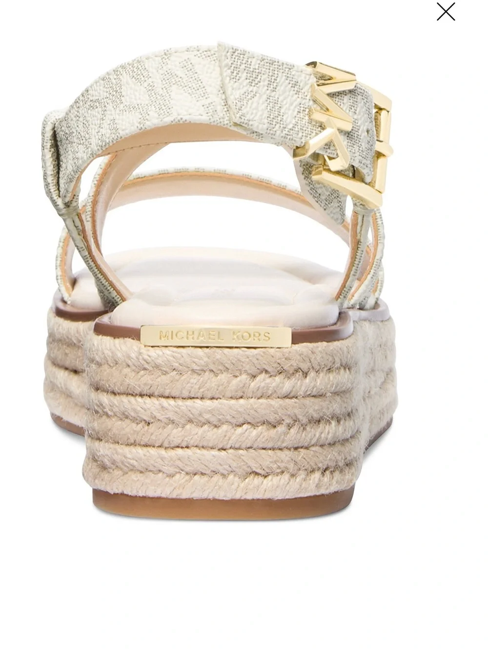 New! Michael Kors -Women's Lynn Buckle Espadrille Sandals